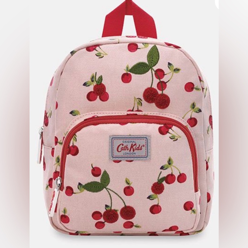 Cath Kidson, Pink Cherry Print Kids Backpack
